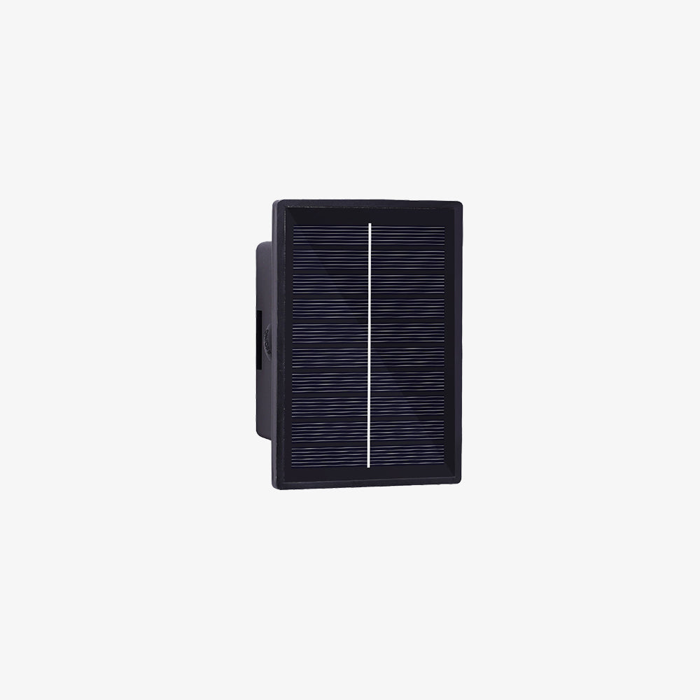 Modern Acrylic Outdoor Black Solar Wall Light