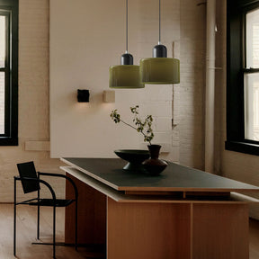 Modern Bauhaus Fresh Glass Pendant Light For Kitchen Island