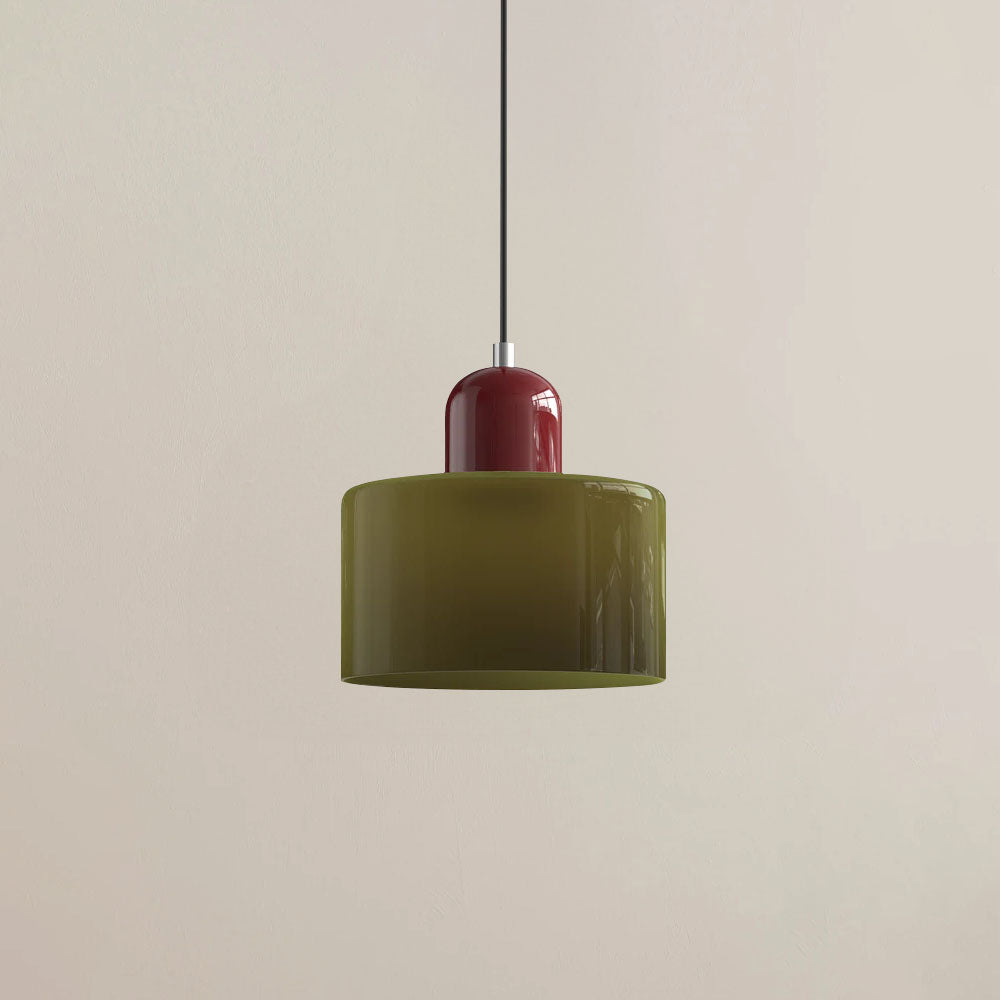 Modern Bauhaus Fresh Glass Pendant Light For Kitchen Island