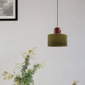 Modern Bauhaus Fresh Glass Pendant Light For Kitchen Island