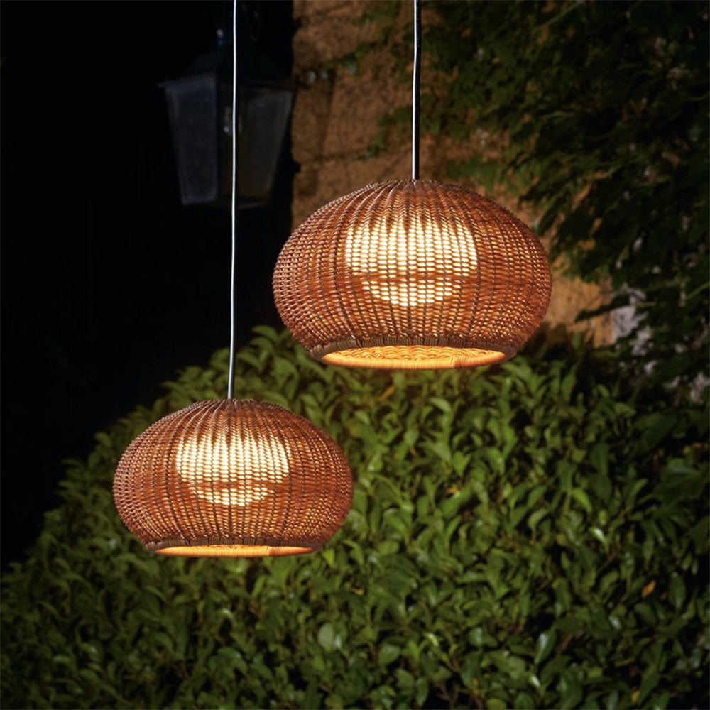 Bauhaus Weaving Lantern Shade Pendant Light