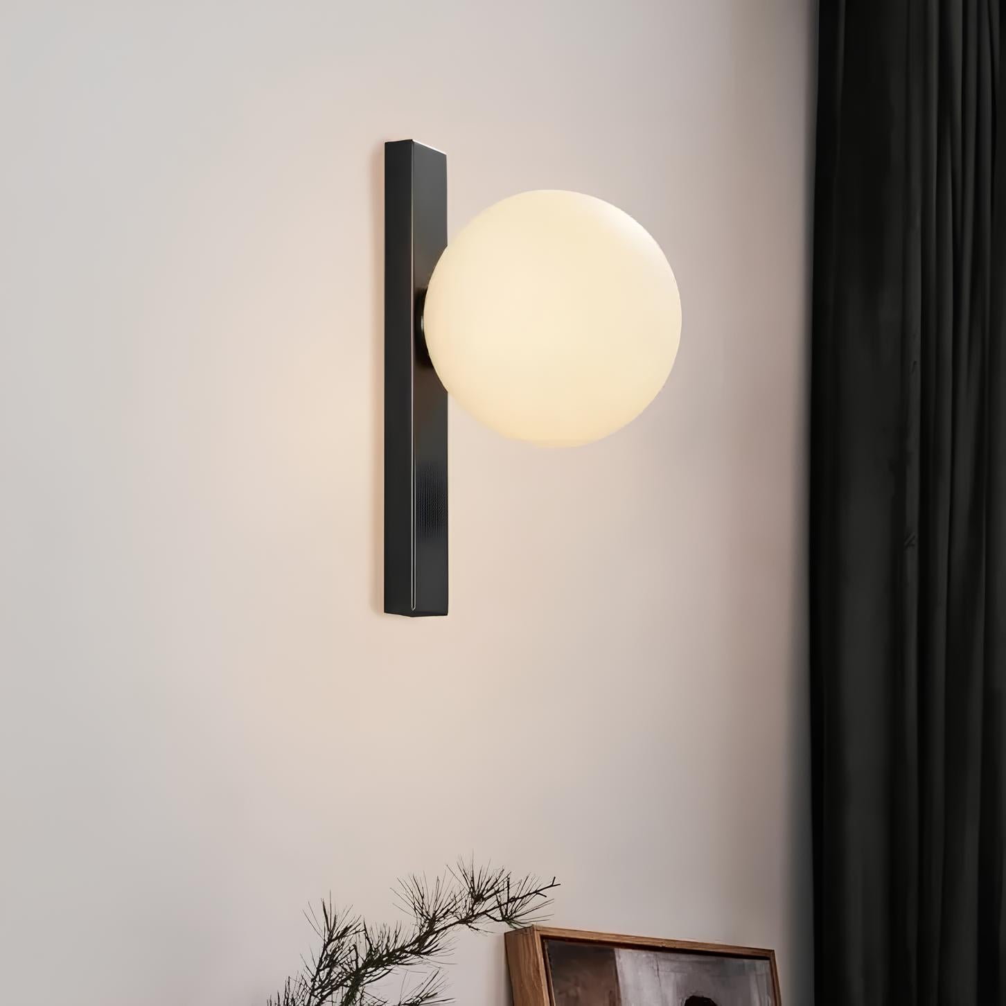 Basic Wall Light Lampsmodern Wall Light Minimalist Simple White Ball Wall Light For Bed Room