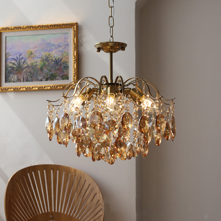 French Light luxury Romantic Crystal Chandelier