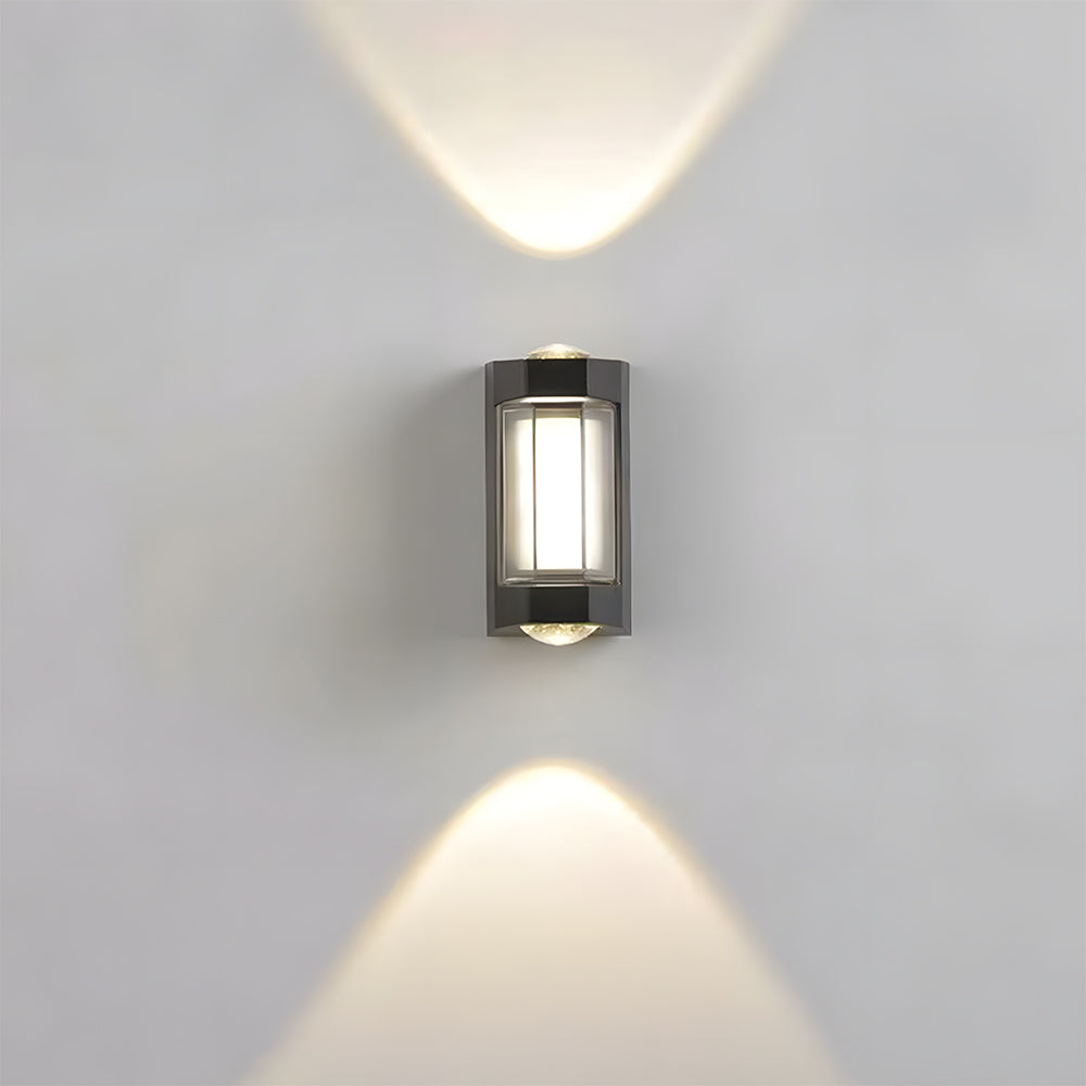 Modern Cylinder Aluminum Waterproof Outdoor Wall Light