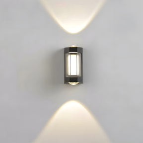 Modern Cylinder Aluminum Waterproof Outdoor Wall Light