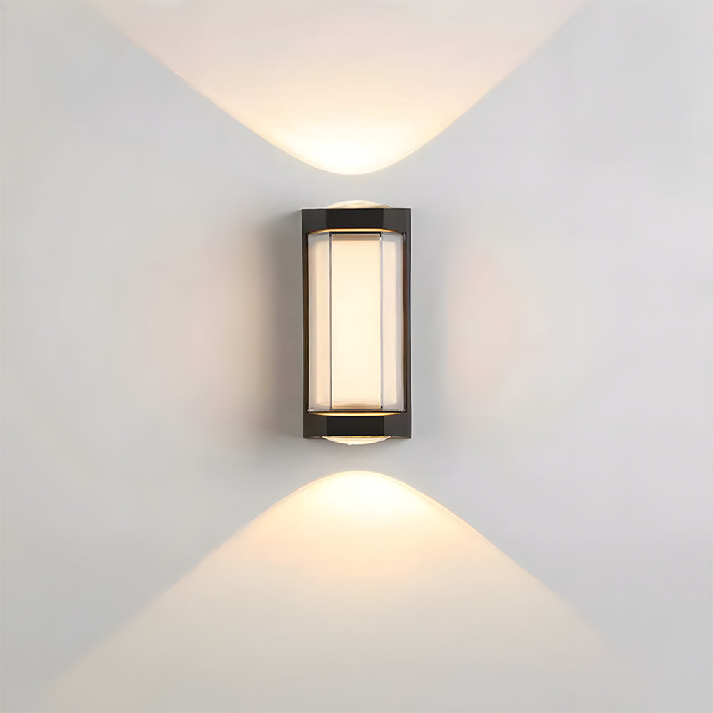 Modern Cylinder Aluminum Waterproof Outdoor Wall Light