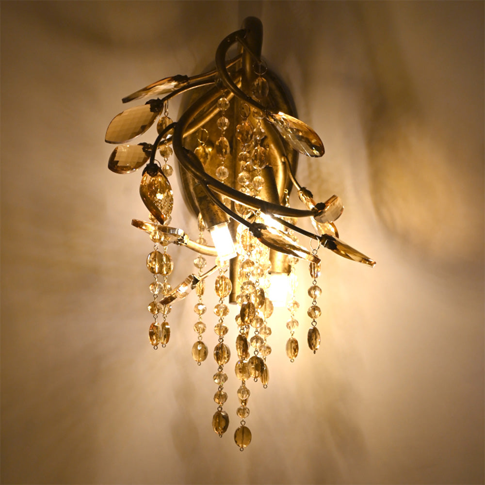 Vintage Autumn Twilight Metal Wall Lamp