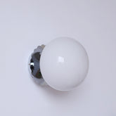 Vintage Glass Round Head Wall Sconce