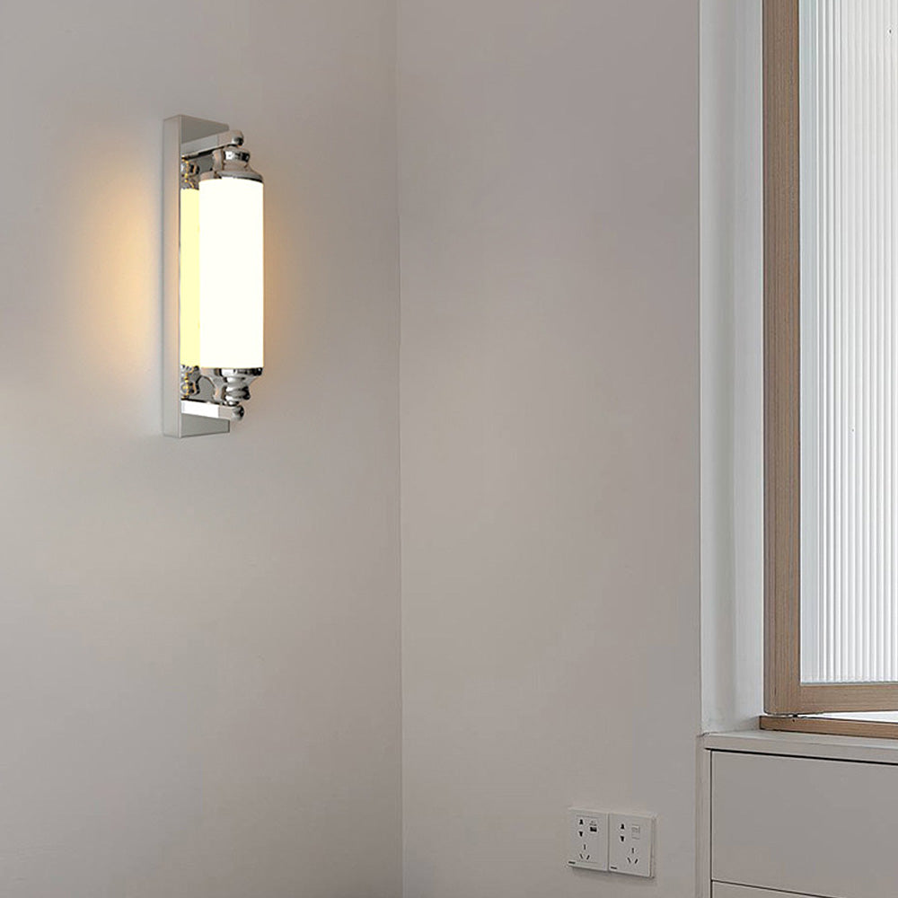 Modern Chrome Cylinder LED Wall Light