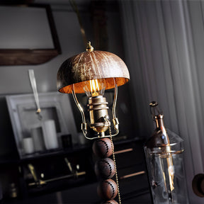 Retro Coconut Shell Decor Table Lamp