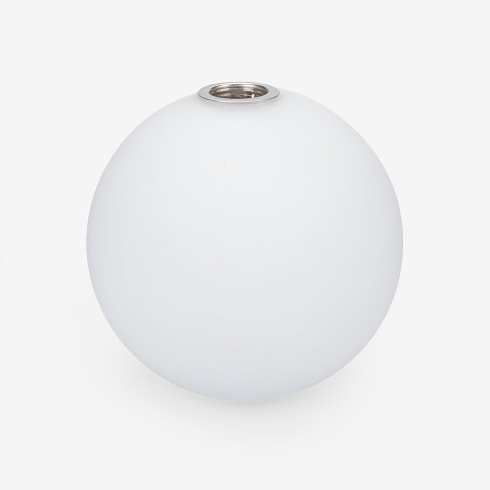 Modern White Pendant Light Replacement Round Glass Globe