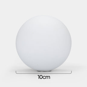 Modern White Pendant Light Replacement Round Glass Globe