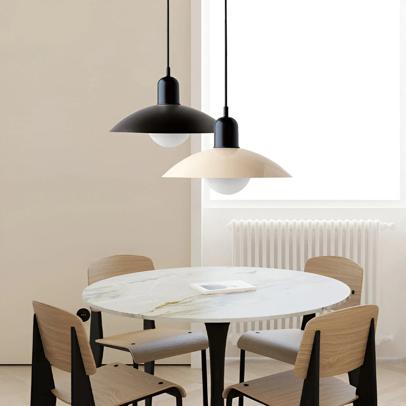 Nordic Metal Dining Room Colorful Plug-in Pendant Light