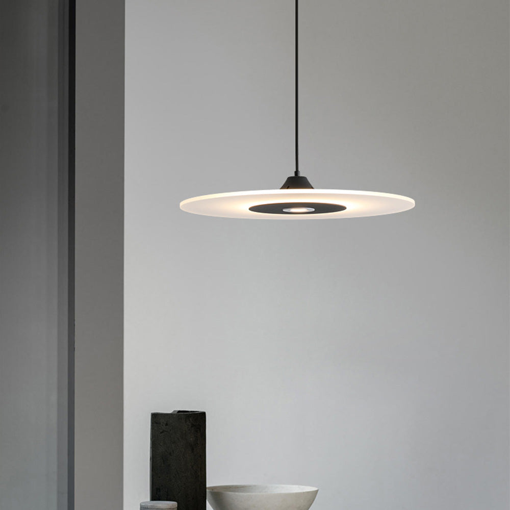 Nordic LED Flat Pendant Light For Dining Room