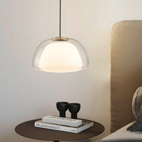 Nordic Modern Glass Pendant Light for Home Office Design