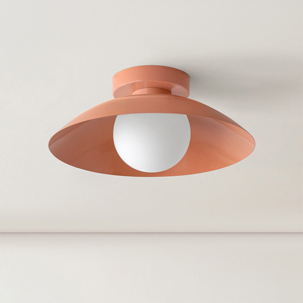 Simple Round Metal Flush Mount Ceiling Light For Kitchen