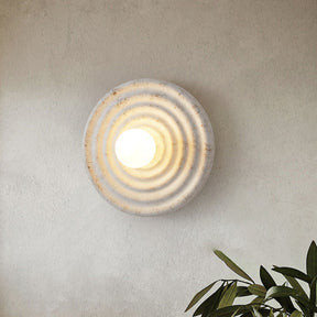 Wabi-sabi Round Circle Indoor Wall Lamp