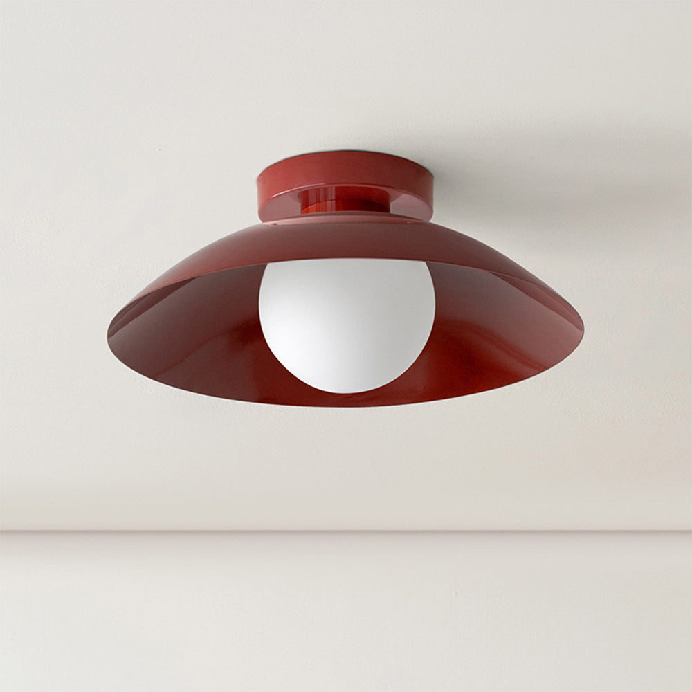 Simple Round Metal Flush Mount Ceiling Light For Kitchen