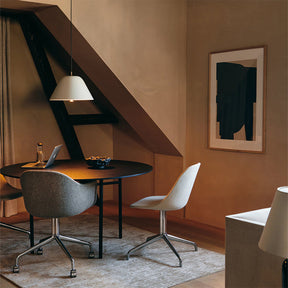 Modern Metal Living Room Cone Pendant Light