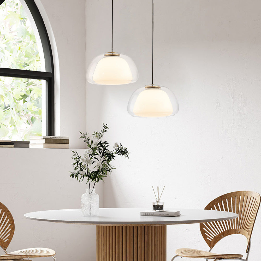 Nordic Modern Glass Pendant Light for Lounge Decor