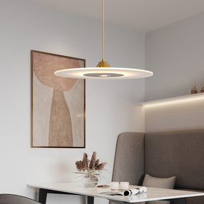 Nordic LED Flat Pendant Light For Dining Room