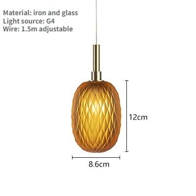 Design Stained Glass Ball Pendant Light