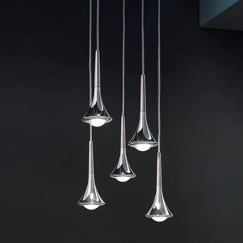 Luxury Raindrop Chandelier LED Hanging Lamp