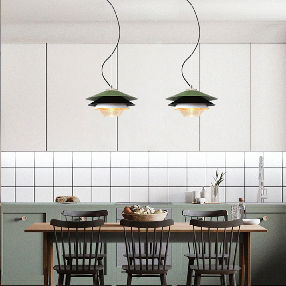 Nordic Led Pendant Light Iron Suspension Hanging Light Fixture -Lampsmodern
