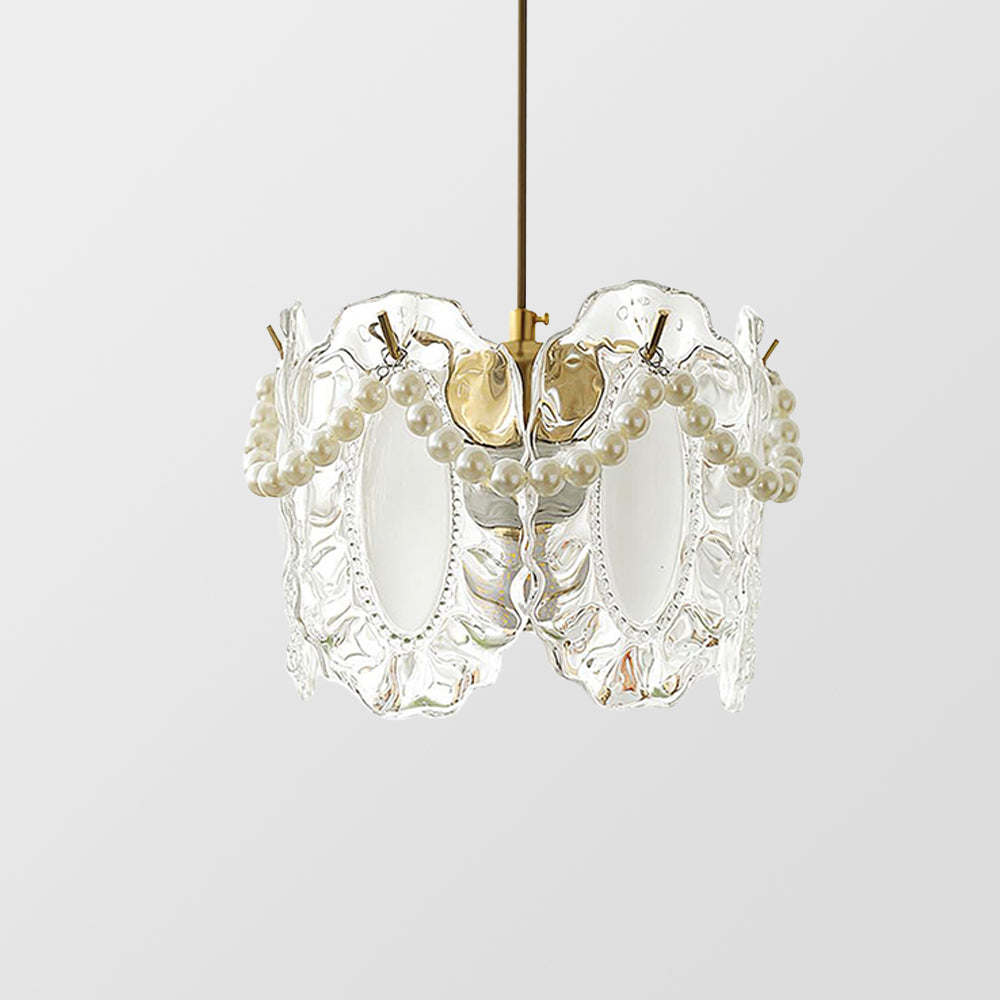 Elegant Floral Glass Pendant Lamp Pendant Light