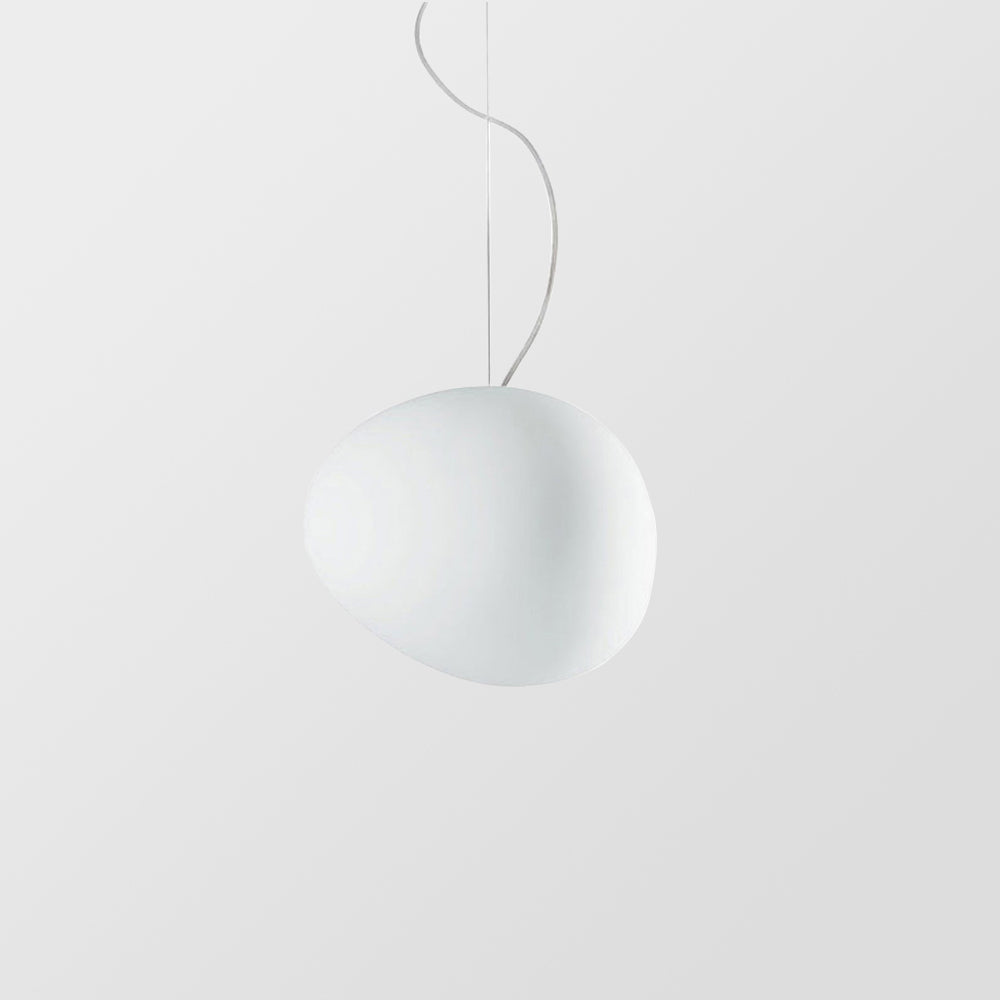 Modern Glass Hanging White Bubble Pendant Lights For Living Room