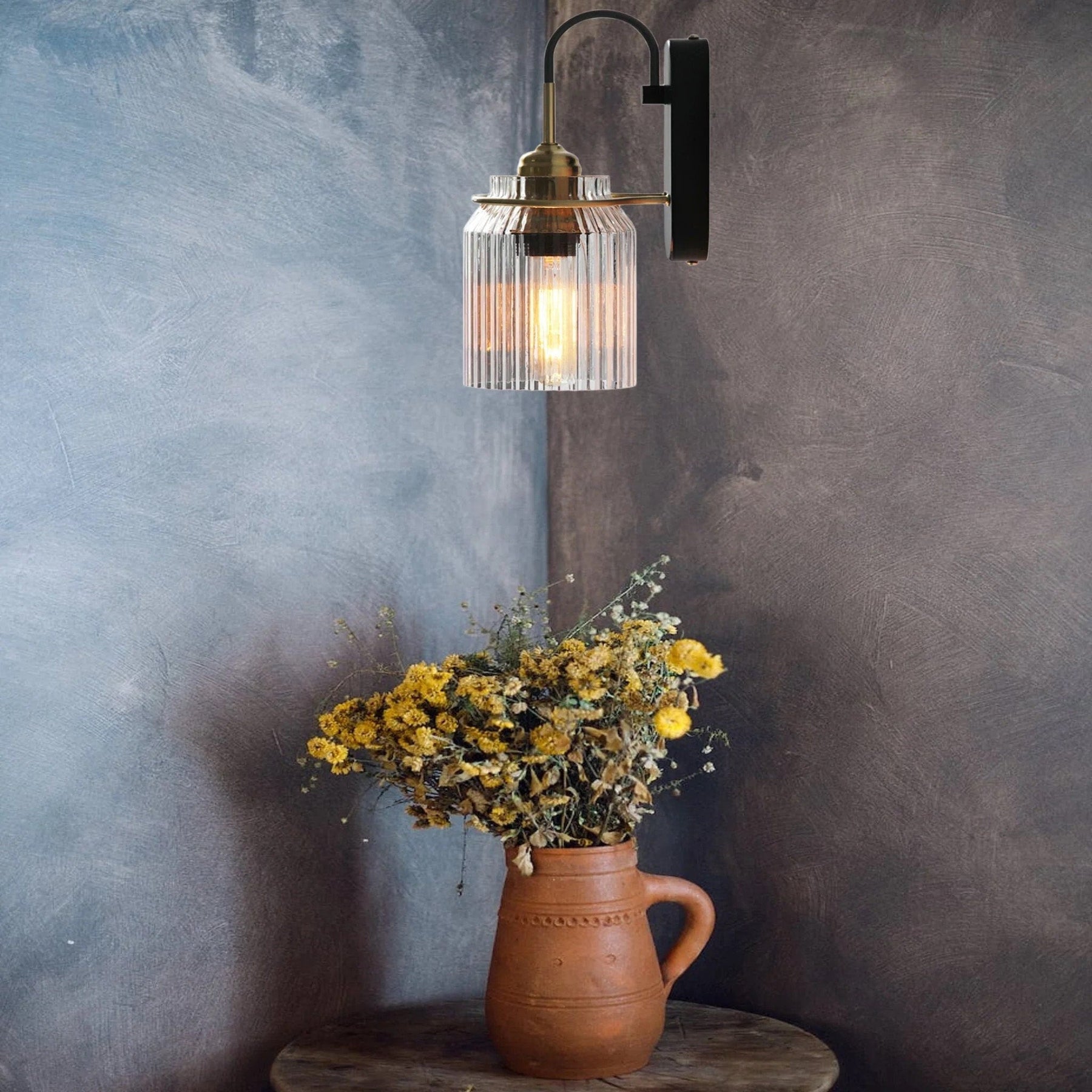 Nordic Funnel Style Wall Lamp Decor Mirror Front Light -Homdiy
