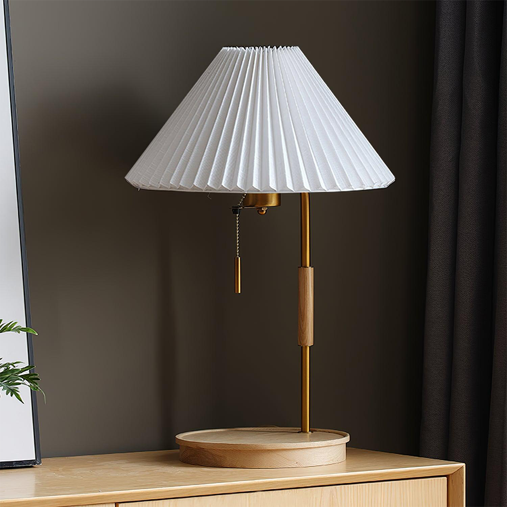 Wooden Retro Table Lamp -Homdiy