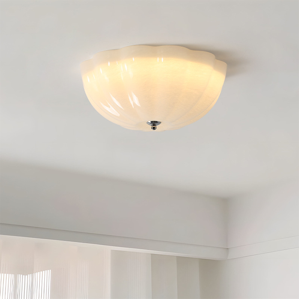 Simple French Retro LED Ceiling Lamp