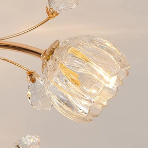 Nordic Modern Glass Flower Lampshade Ceiling Light -Homdiy