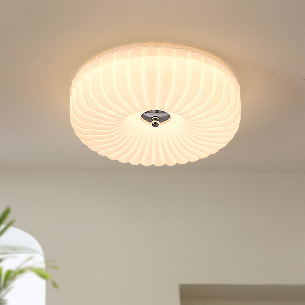 Lampsmodern Bauhaus White Ceiling Lamp Vinatge Glass Ceiling Light ...