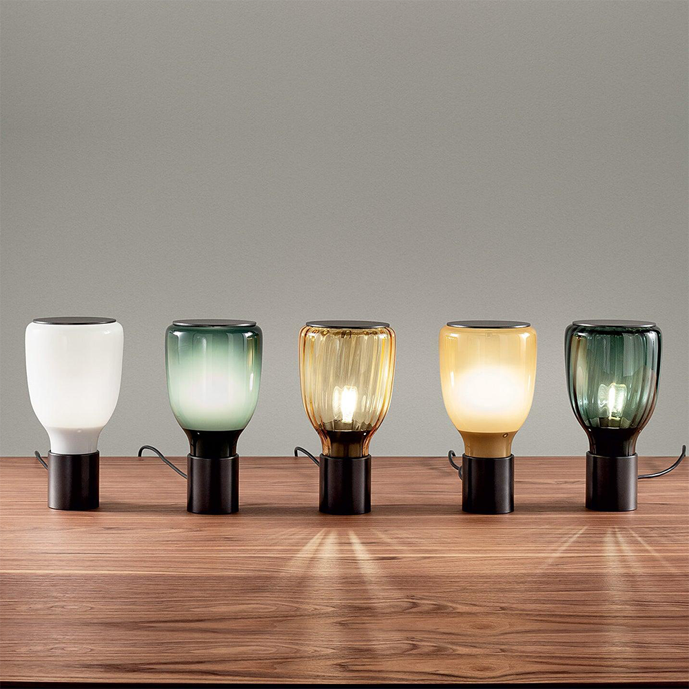 Bottle Shaped Glass Table Lamp -Homdiy