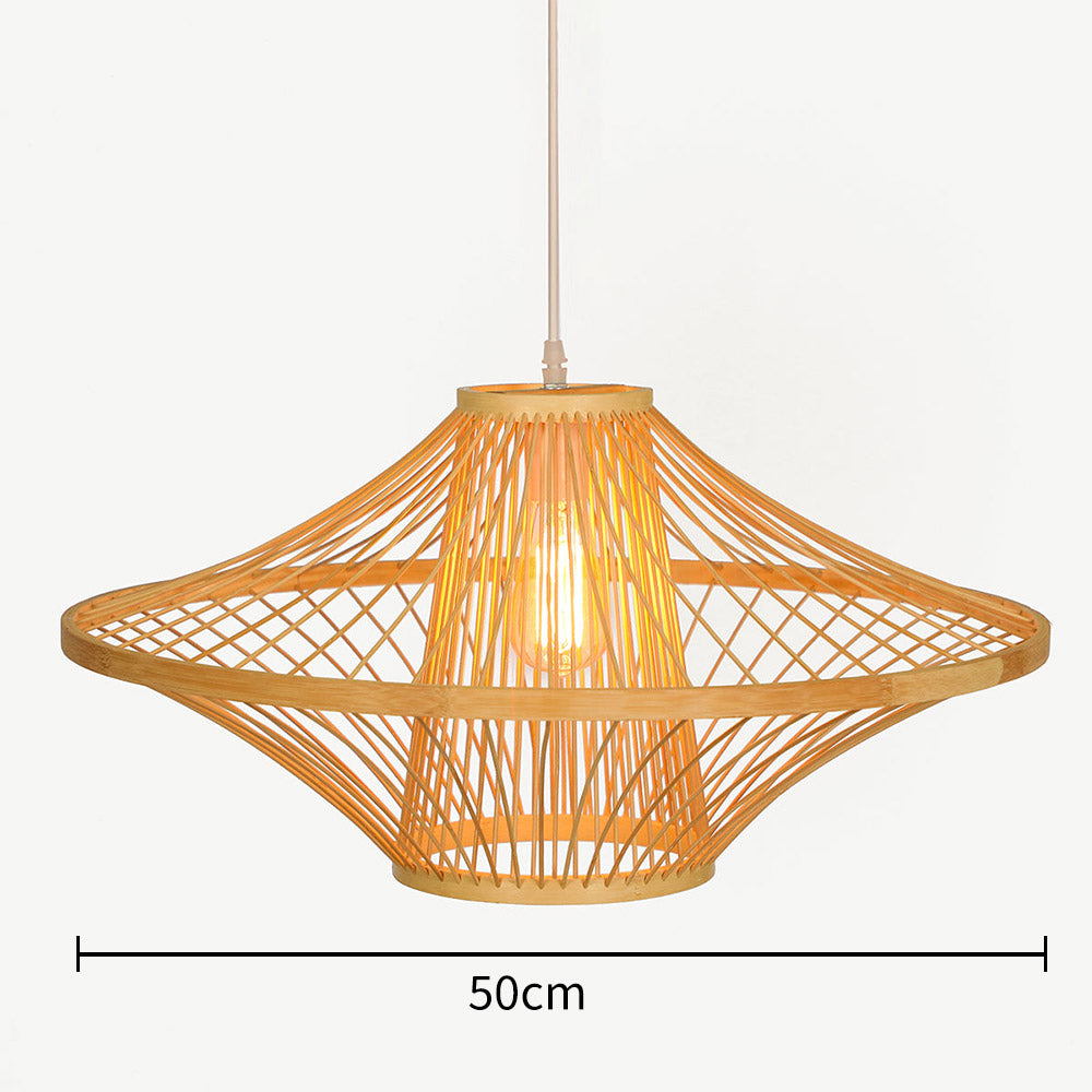 Creative Handcrafted Bamboo Ceiling Lamp Pendant Light -Homdiy