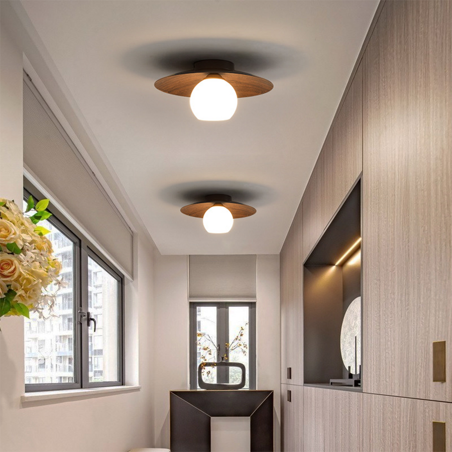 Lampsmodern Ceiling Light Modern Natural Wood Bedroom Ceiling Lamps For ...