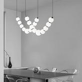 Luxury Brass Magic Bean Necklace Chandelier -Lampsmodern