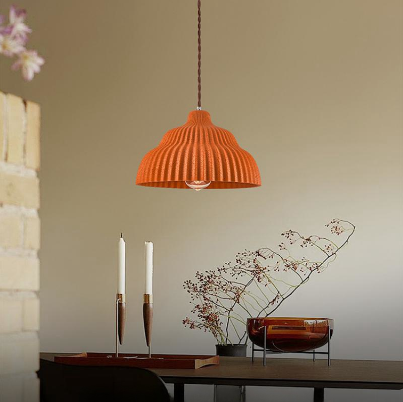 Wabi Sabi Art Resin Hanging Lamp for Dining Room