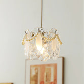 Floral Glass Pendant Lamp Elegant Pendant Light -Lampsmodern