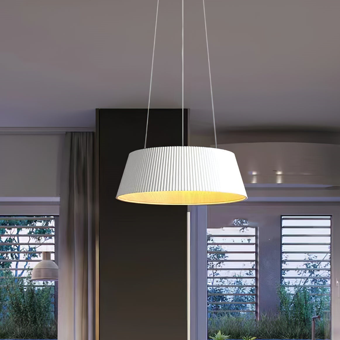 Modern Ribbed Kitchen Pendant Light Fixtures -Lampsmodern