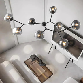 Modern Molecular Lava Glass Living Room Chandelier