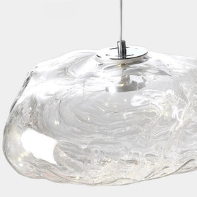 Cloud Shape Glass LED Ceiling Light Indoor Decorative Light Fixture -Lampsmodern