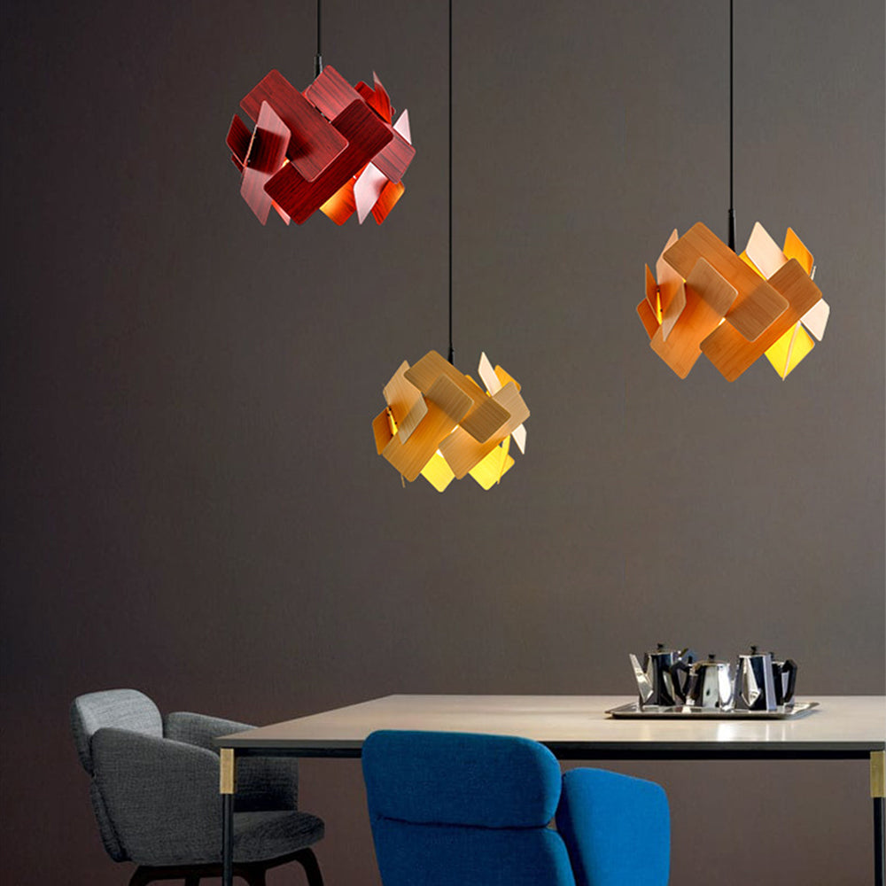 Abstract Creative Pendant Light Flower Petal Ceiling Lamp -Lampsmodern