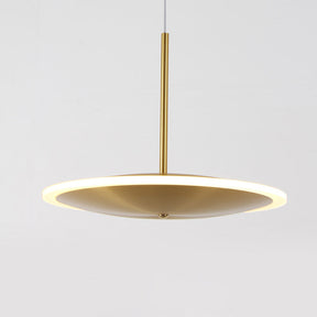 Modern Simple Gold Chandelier Ufo Model Restaurant Round Lamps -Lampsmodern