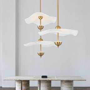 Dining Room Double Biscuit Pendant Light -Lampsmodern