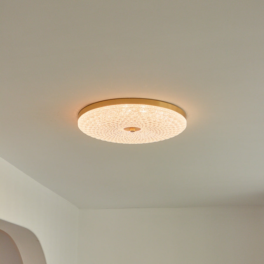 Modern Crystal Ceiling Light LED Creative Copper Ceiling Lamp