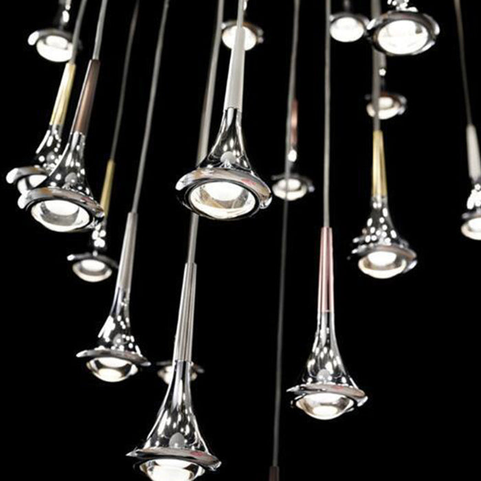 Lampsmodern Pendant Light Raindrop LED Hanging Ceiling Lights