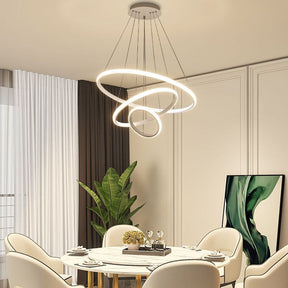 Led Pendant Lights Adjustable Shape Pendant Light For Living Room -Lampsmodern